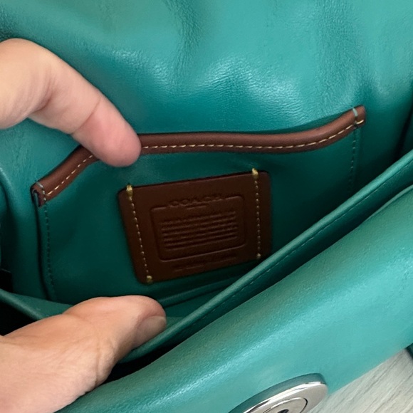 Coach Teal Crossbody Bag - Picture 6 of 7